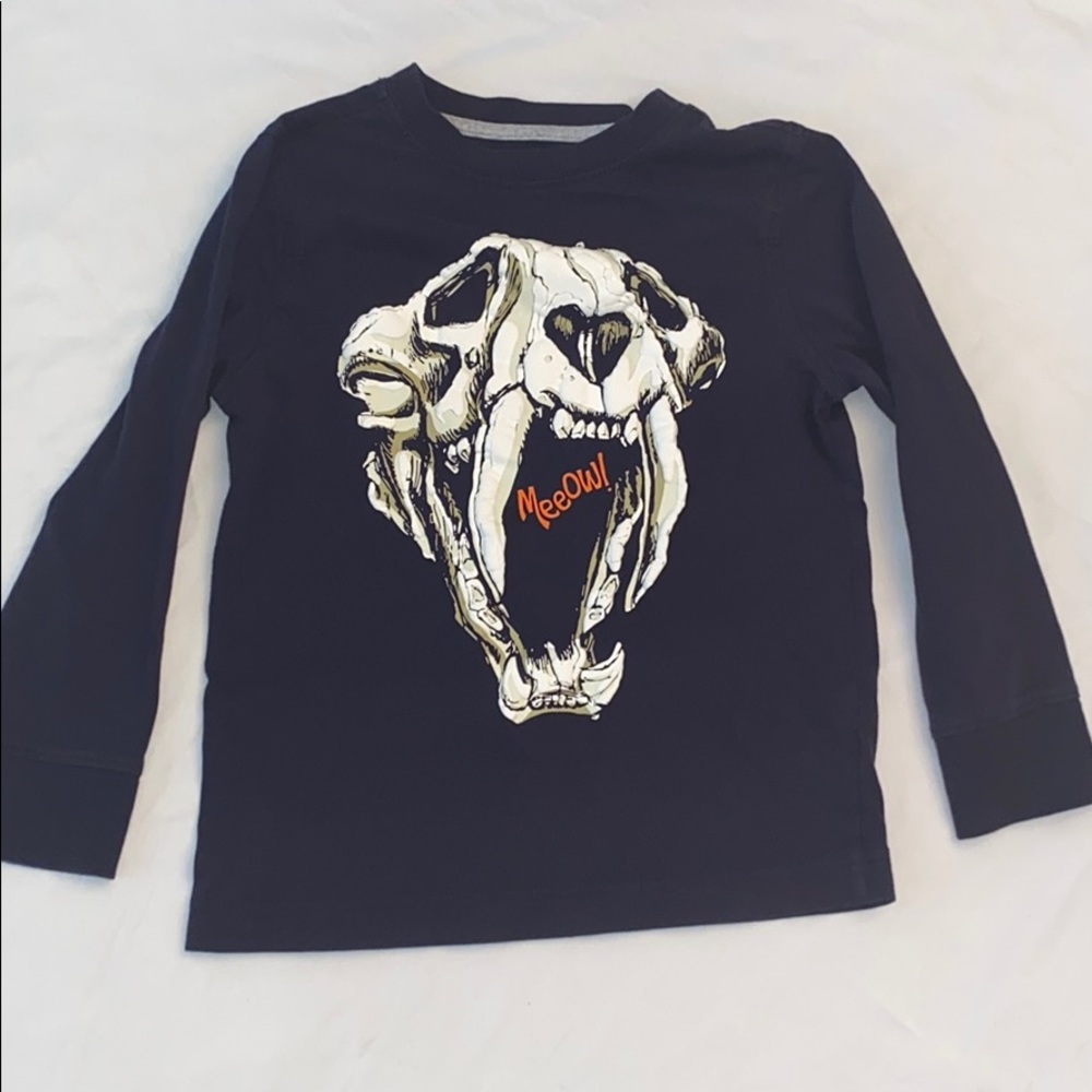 Gymboree Boys navy long sleeved t-shirt